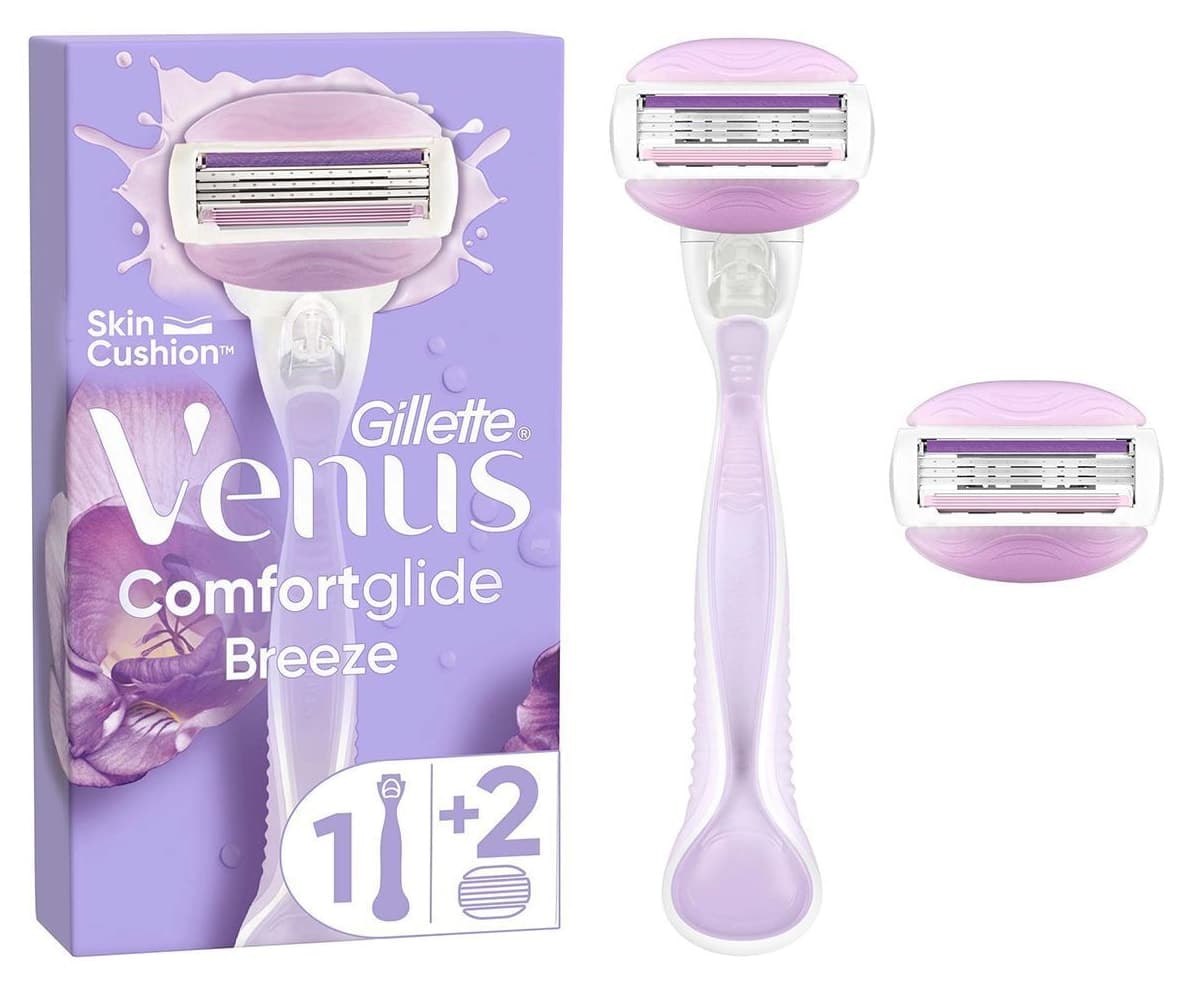تیغ اصلاح زنانه Gillette Venus یدکی Comfortglide Breeze بسته 2 عددی تیغ اصلاح زنانه Gillette Venus یدکی Comfortglide Breeze بسته 2 عددی