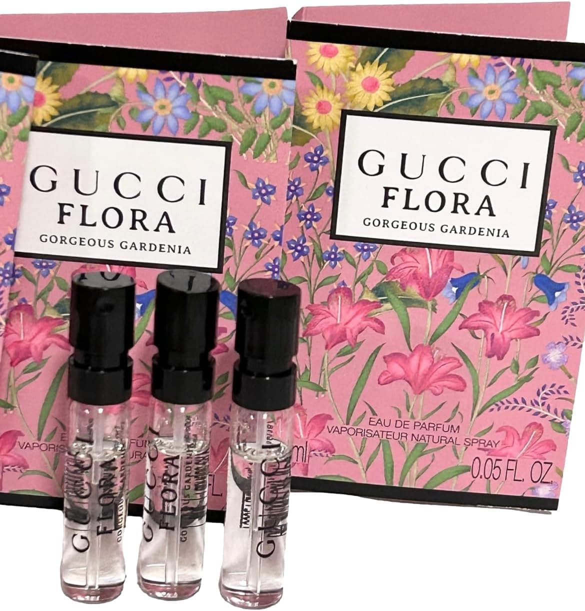 عطر زنانه Gucci Flora Gorgeous Gardenia اسپری نمونه 3×1.5 ml / 0.05 oz عطر زنانه Gucci Flora Gorgeous Gardenia اسپری نمونه 3×1.5 ml / 0.05 oz