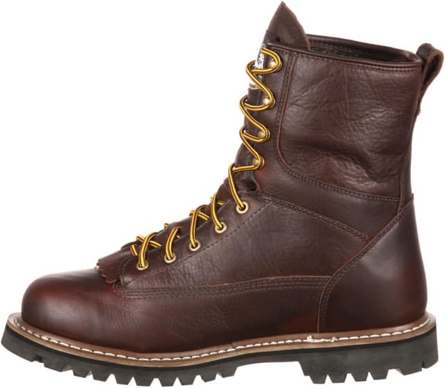 بوت کار مردانه Georgia Boot ساق 8 اینچی بندی بوت کار مردانه Georgia Boot ساق 8 اینچی بندی