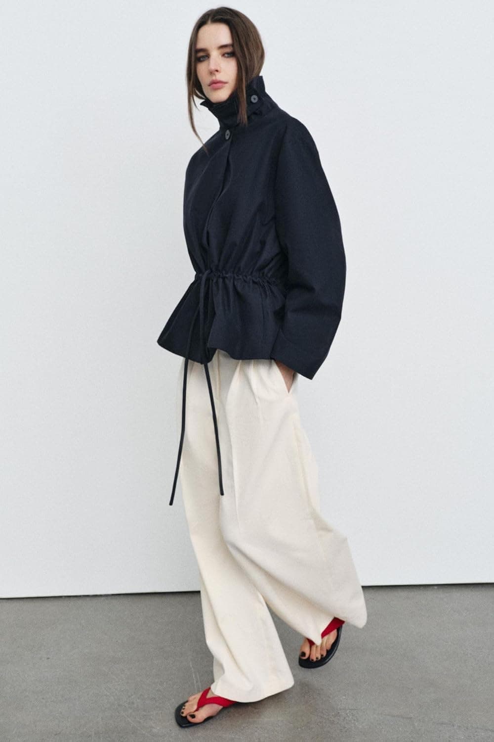 پارکا مردانه Zara کمربندdار ZW COLLECTION پارکا مردانه Zara کمربندdار ZW COLLECTION