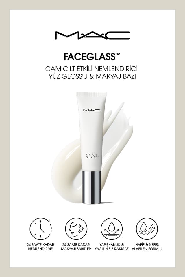 گلاس صورت و بیس آرایش Mac مدل FACEGLASS با جلوه شیشهای 30ML گلاس صورت و بیس آرایش Mac مدل FACEGLASS با جلوه شیشهای 30ML