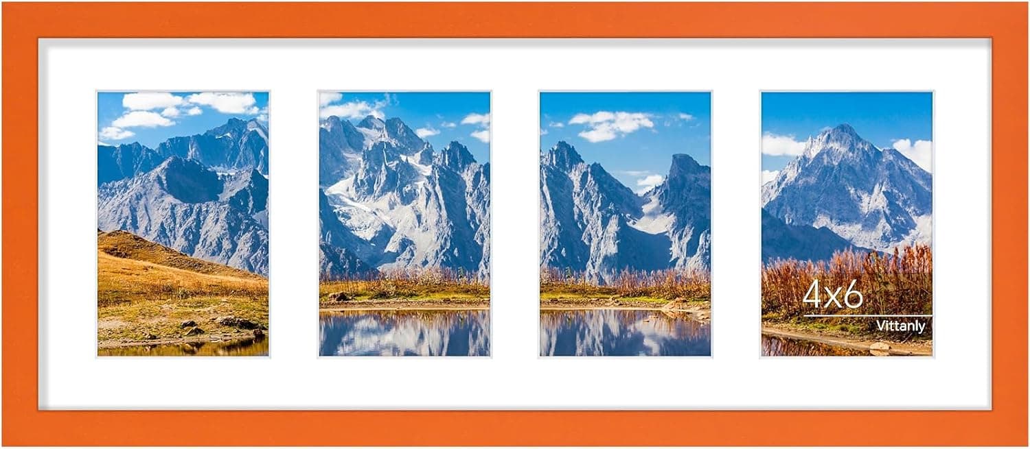 قاب عکس کلاژ Vittanly سایز 8x10 دیواری و رومیزی طبیعی روشن قاب عکس کلاژ Vittanly سایز 8x10 دیواری و رومیزی طبیعی روشن