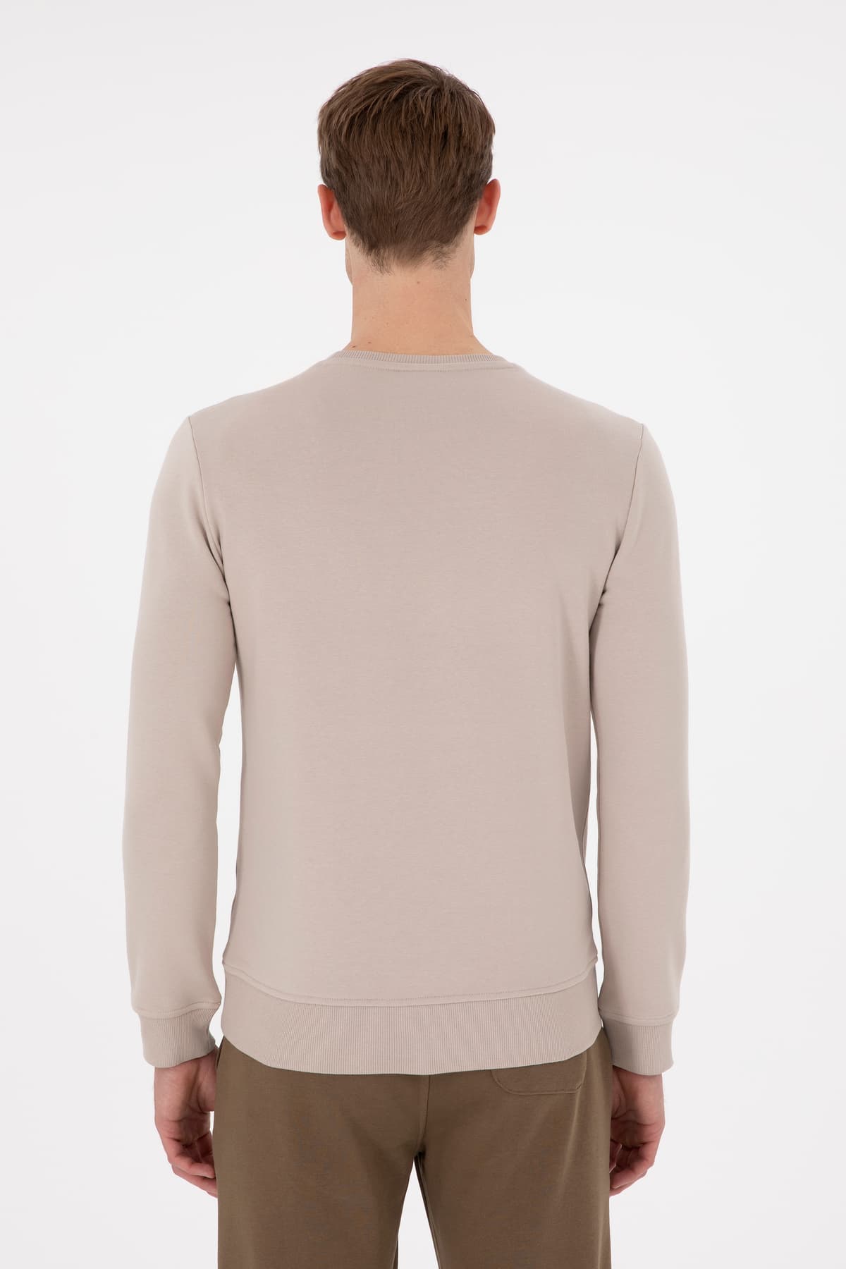 سوئیشرت مردانه U.S. Polo Assn. فیت معمولی یقه گرد سنگی مدل 50293456-VR049 سوئیشرت مردانه U.S. Polo Assn. فیت معمولی یقه گرد سنگی مدل 50293456-VR049