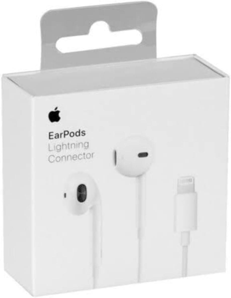 هدفون سیمی درونگوش Apple با کانکتور Lightning سفید هدفون سیمی درونگوش Apple با کانکتور Lightning سفید