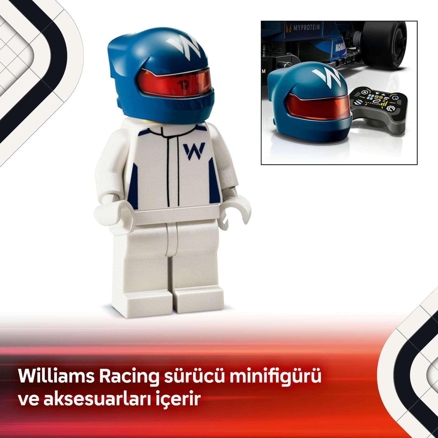 لگو Speed Champions Williams Racing FW46 ماشین مسابقه فرمول یک مدل 77249 لگو Speed Champions Williams Racing FW46 ماشین مسابقه فرمول یک مدل 77249