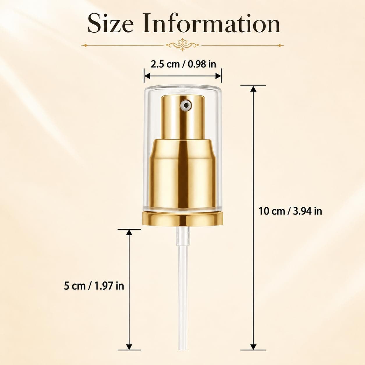 پمپ فاندیشن Chris.W بسته 2Pack طلایی برای Estee Lauder Double Wear پمپ فاندیشن Chris.W بسته 2Pack طلایی برای Estee Lauder Double Wear