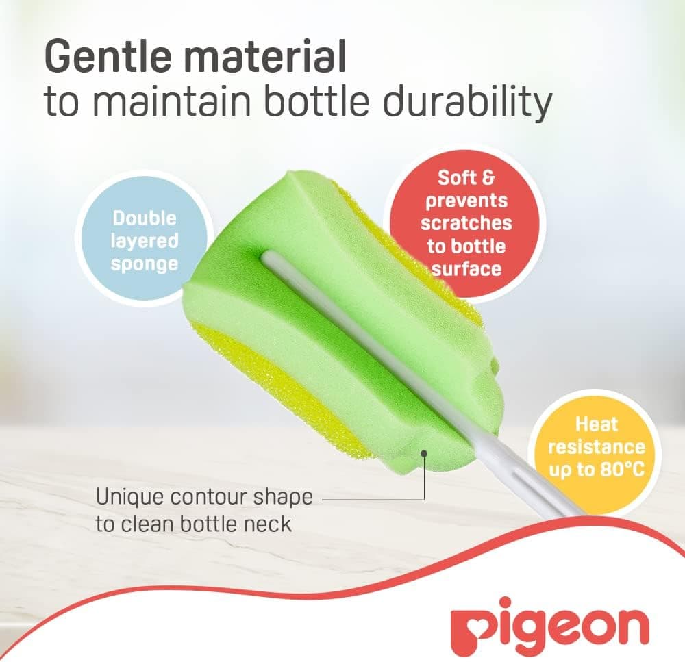 برس اسفنجی Pigeon دو حالته با دسته چرخشی 360 درجه پلاستیکی چندرنگ برس اسفنجی Pigeon دو حالته با دسته چرخشی 360 درجه پلاستیکی چندرنگ