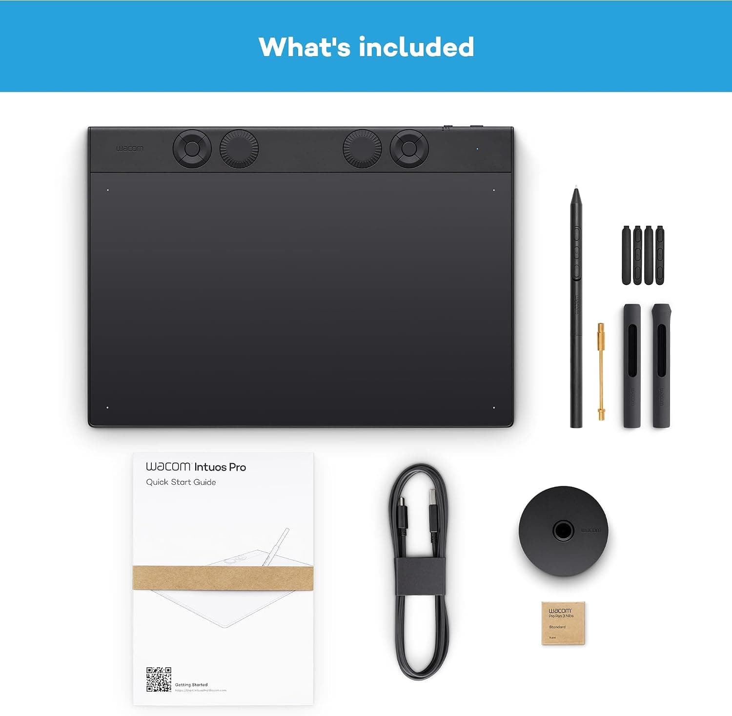 تبلت گرافیکی Wacom Intuos Pro Medium با Wacom Pro Pen 3 مدل PTK670K0B تبلت گرافیکی Wacom Intuos Pro Medium با Wacom Pro Pen 3 مدل PTK670K0B