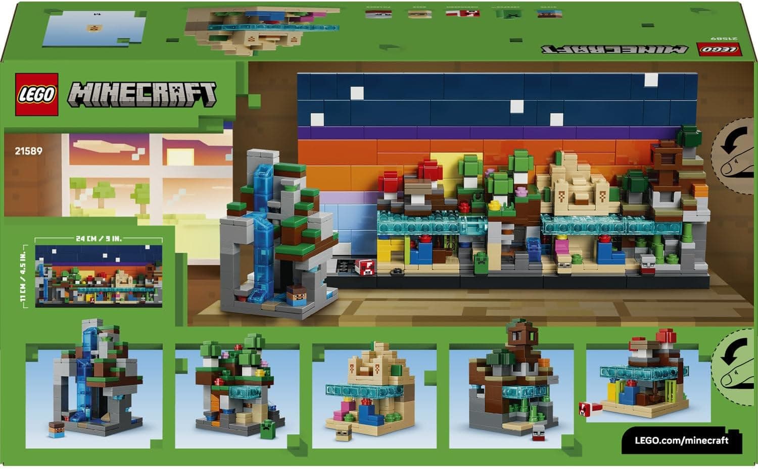 لگو Minecraft بیومهای مینی مدل 21589 لگو Minecraft بیومهای مینی مدل 21589