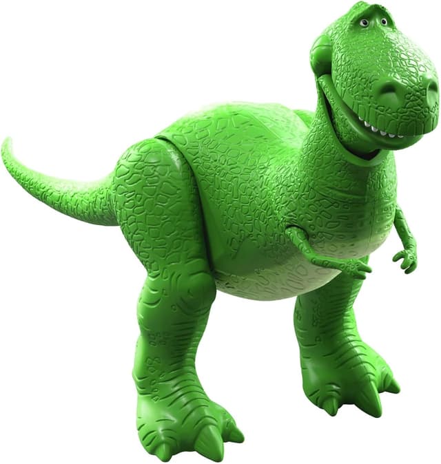 فیگور اکشن دایناسور تیرانوسوروس Mattel از Disney and Pixar Toy Story 5، Rex، با 8 مفصل متحرک، ارتفاع 7.25 Inches، مدل JKV17 فیگور اکشن دایناسور تیرانوسوروس Mattel از Disney and Pixar Toy Story 5، Rex، با 8 مفصل متحرک، ارتفاع 7.25 Inches، مدل JKV17