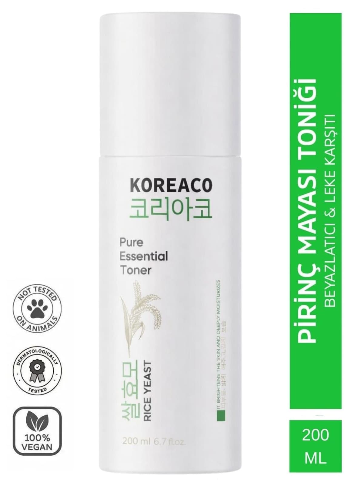 تونر KOREACO با مایه تخمیر برنج تونر KOREACO با مایه تخمیر برنج
