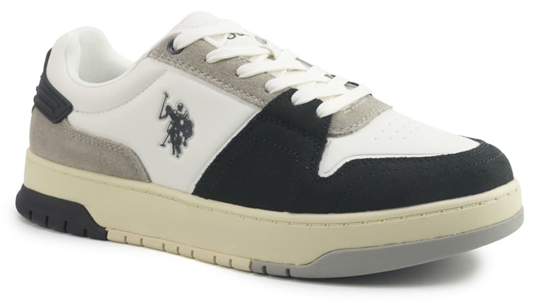 کفش اسنیکر مردانه U.S. Polo Assn. سفید مدل BENTE 5PR کفش اسنیکر مردانه U.S. Polo Assn. سفید مدل BENTE 5PR