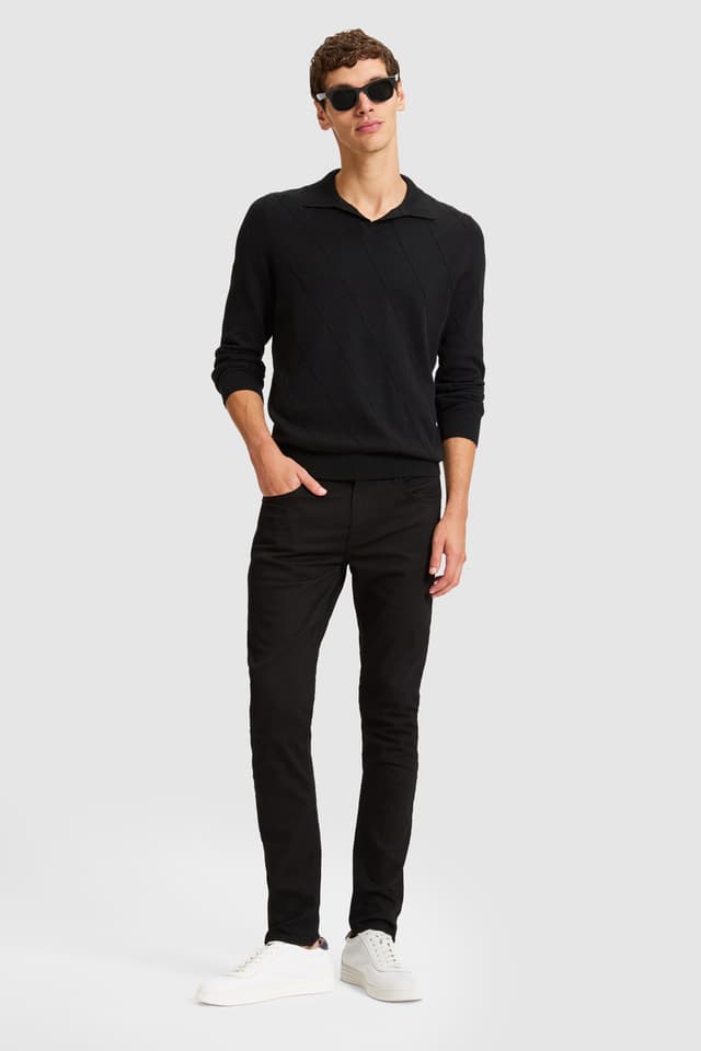 شلوار جین مردانه U.S. Polo Assn. مشکی مدل 50325211-DN0027 شلوار جین مردانه U.S. Polo Assn. مشکی مدل 50325211-DN0027