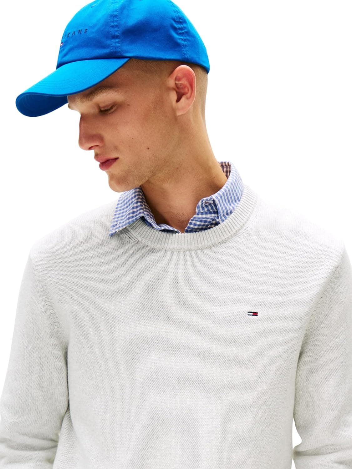 پلیور مردانه Tommy Jeans مدل TJM SLIM ESS SWEATER EXT پلیور مردانه Tommy Jeans مدل TJM SLIM ESS SWEATER EXT