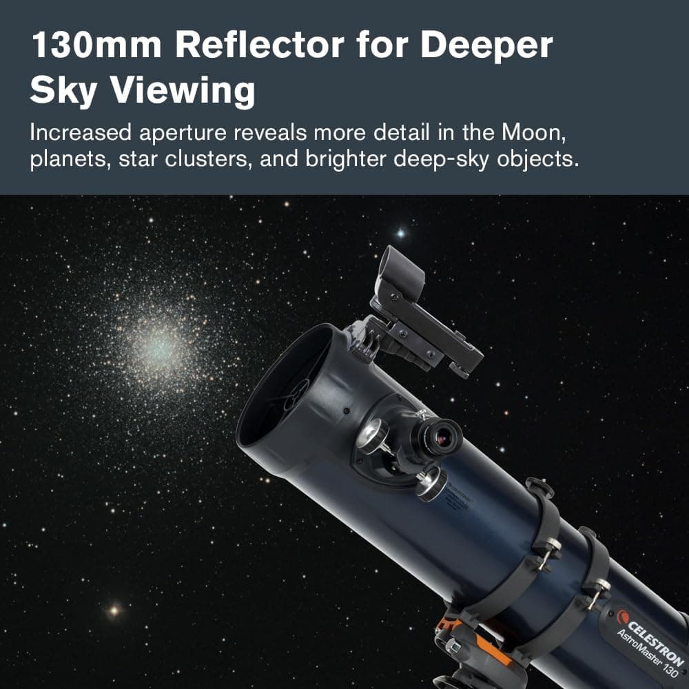 تلسکوپ Celestron AstroMaster مدل 130EQ-MD CL 31051 تلسکوپ Celestron AstroMaster مدل 130EQ-MD CL 31051