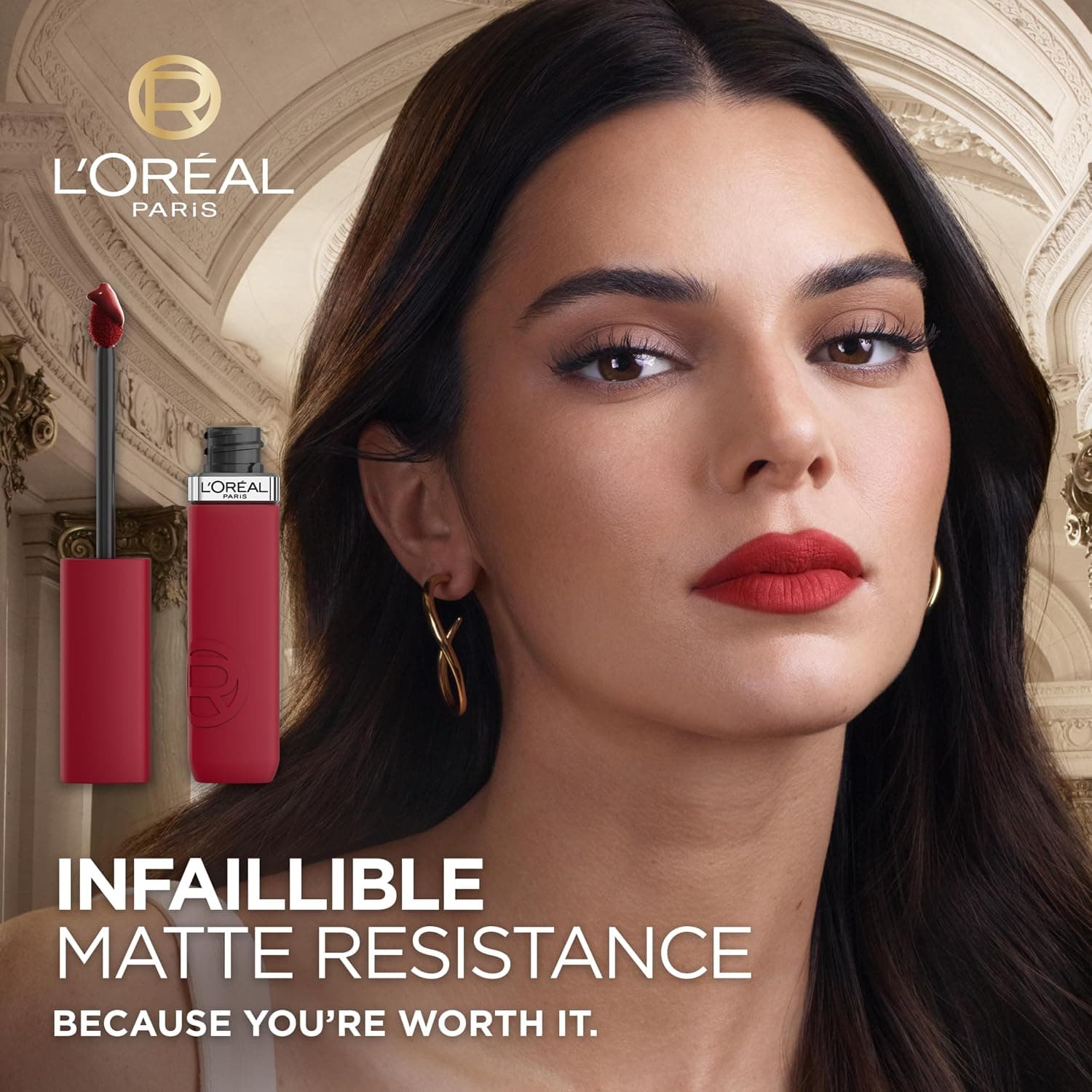 رژ لب مایع مات L'Oreal Paris Infaillible Matte Resistance مدل 420 Le Rouge Paris رژ لب مایع مات L'Oreal Paris Infaillible Matte Resistance مدل 420 Le Rouge Paris