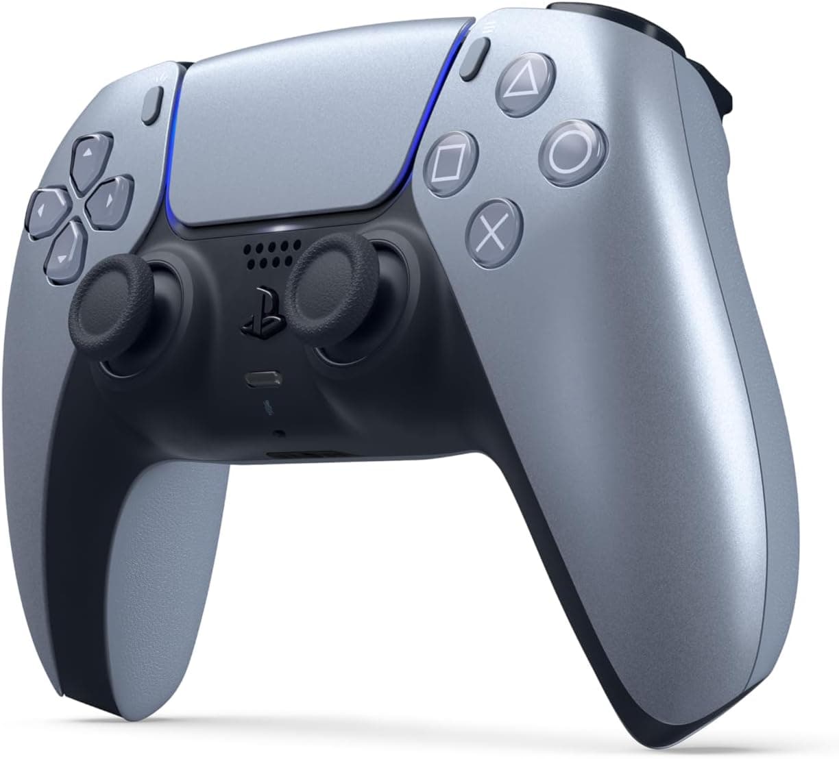 کنترلر بیسیم PlayStation 5 نقرهای مدل DualSense کنترلر بیسیم PlayStation 5 نقرهای مدل DualSense