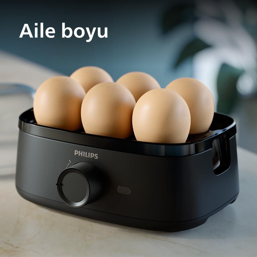 دستگاه تخممرغپز Philips سری 3000 با قابلیت پوشر مدل HD9137/91 دستگاه تخممرغپز Philips سری 3000 با قابلیت پوشر مدل HD9137/91