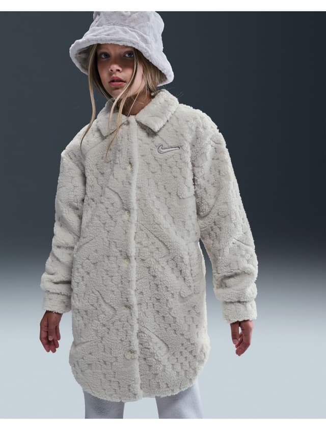 کاپشن دخترانه Nike Sportswear Cozy Deluxe کاپشن دخترانه Nike Sportswear Cozy Deluxe