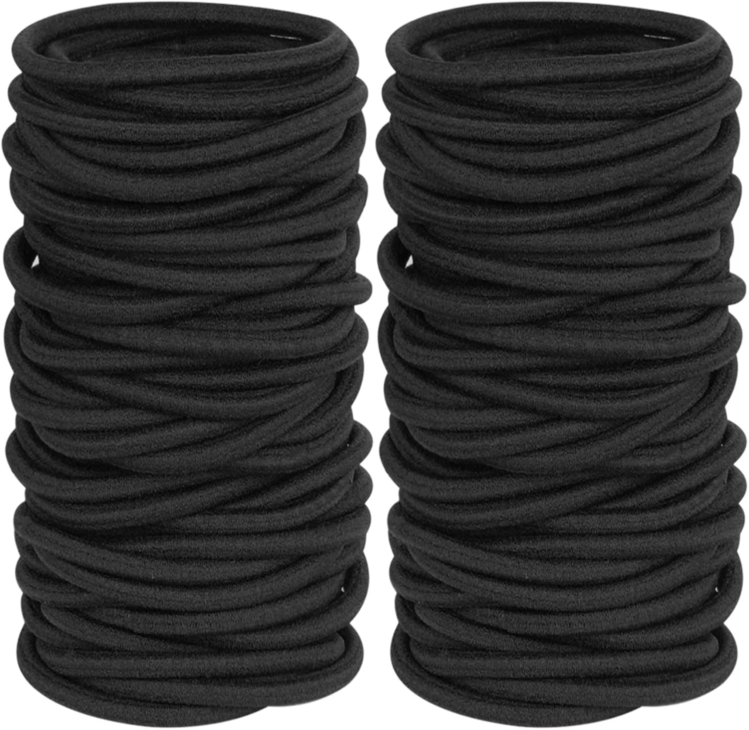 کش مو مشکی بدون فلز مناسب موهای ضخیم و فر GOSICUKA بسته 120 عددی 4mm کش مو مشکی بدون فلز مناسب موهای ضخیم و فر GOSICUKA بسته 120 عددی 4mm