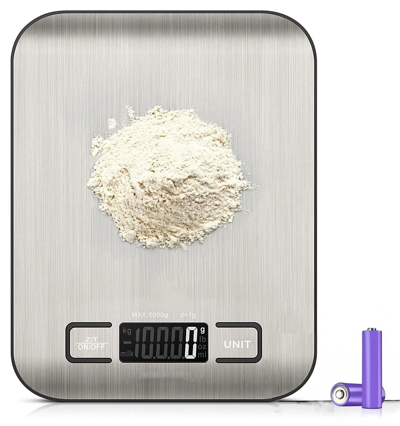ترازو آشپزخانه دیجیتال Orret Home سطح استیل ضدزنگ ظرفیت 5 کیلوگرم صفحه LCD ترازو آشپزخانه دیجیتال Orret Home سطح استیل ضدزنگ ظرفیت 5 کیلوگرم صفحه LCD