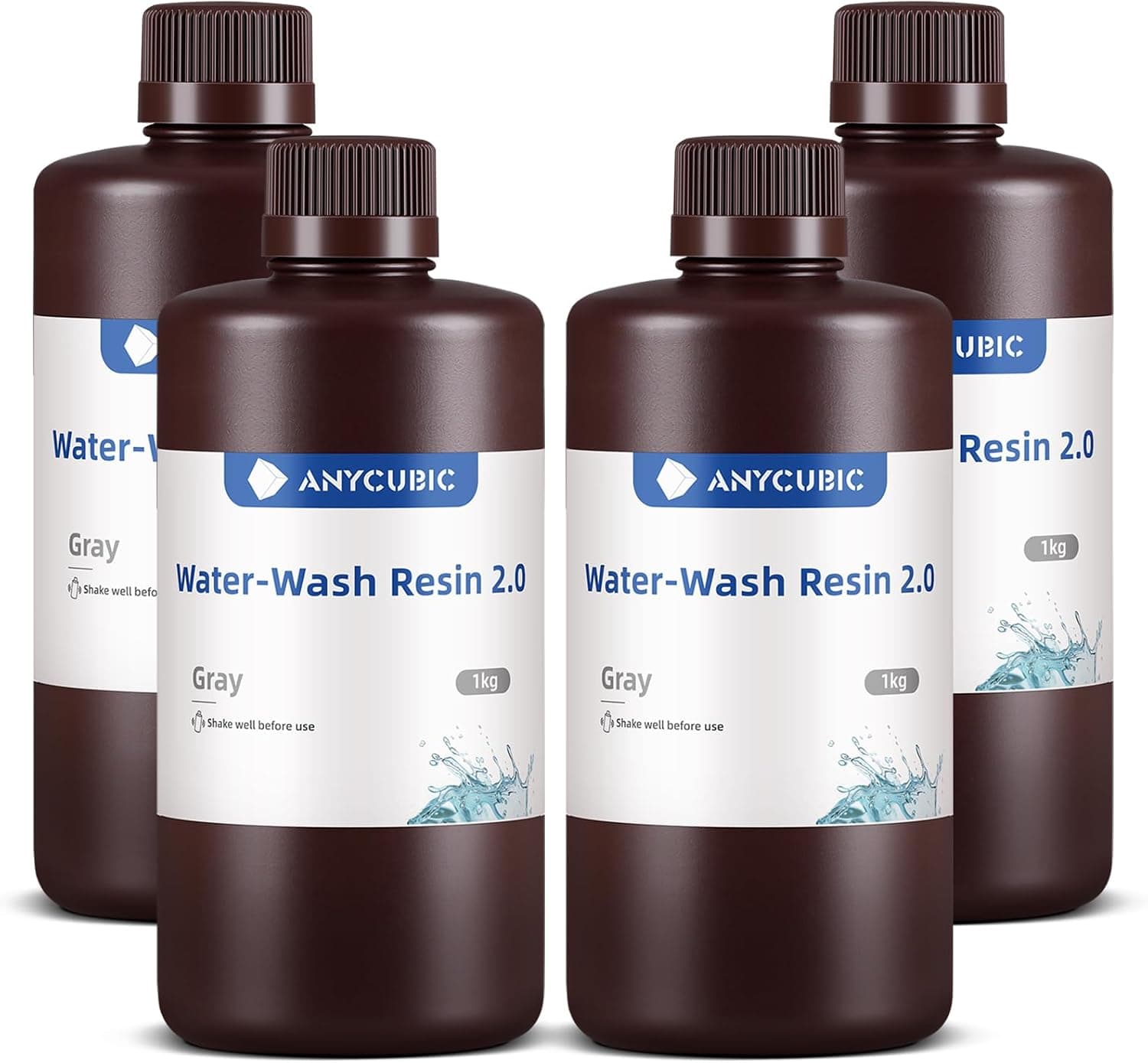 رزین پرینتر سه بعدی ANYCUBIC قابل شستشو با آب 405nm کمانقباض رزین پرینتر سه بعدی ANYCUBIC قابل شستشو با آب 405nm کمانقباض