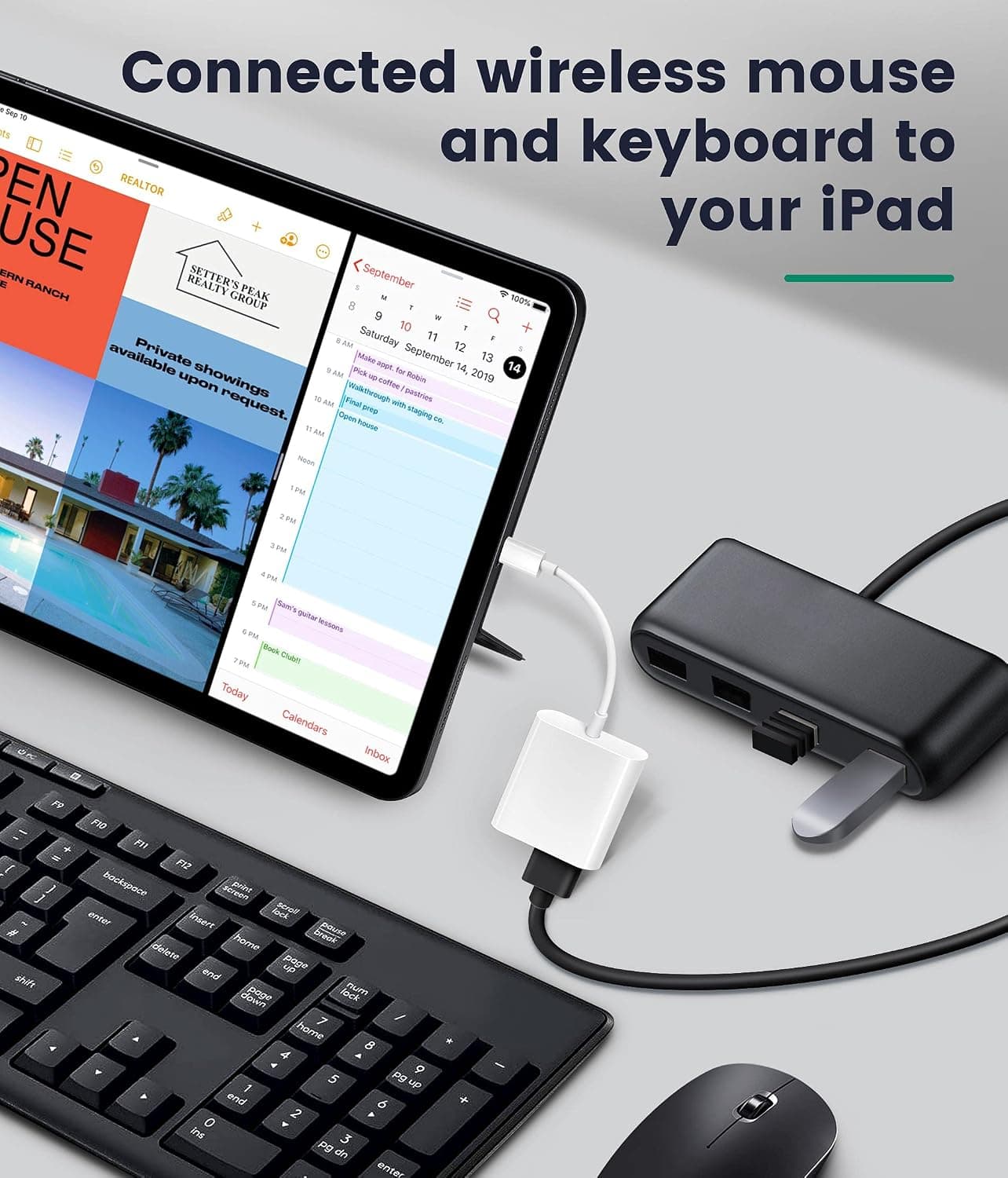 مبدل USB برای iPad/iPhone Bqbersyn، Lightning به USB3 مادگی OTG مبدل USB برای iPad/iPhone Bqbersyn، Lightning به USB3 مادگی OTG
