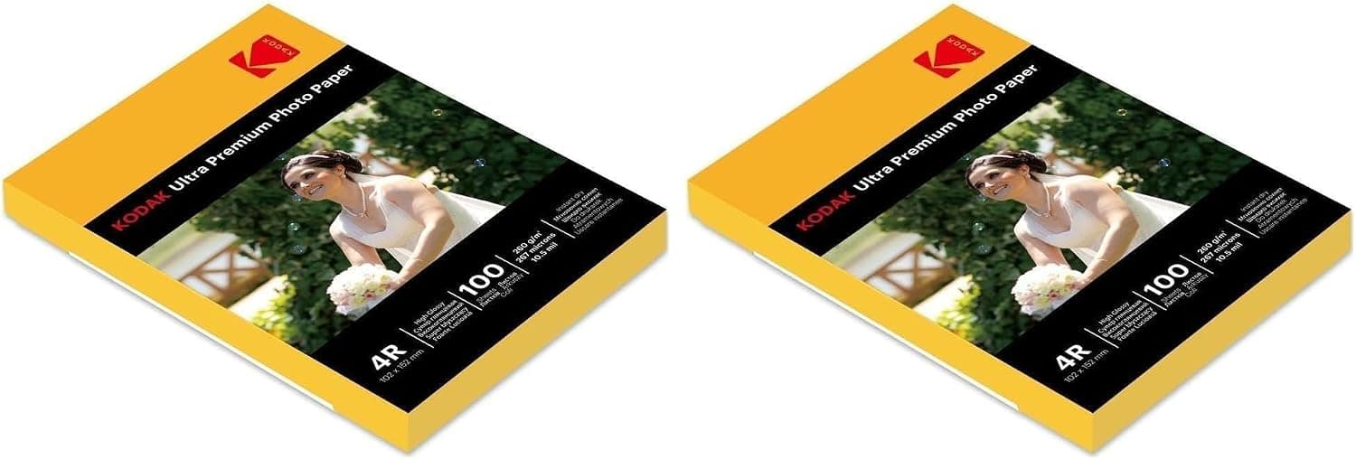 کاغذ عکس جوهرافشان سازگار با پرینترهای جوهرافشان Kodak 3D Printing، 100 عدد مدل RGP4RRC-260-10X15 کاغذ عکس جوهرافشان سازگار با پرینترهای جوهرافشان Kodak 3D Printing، 100 عدد مدل RGP4RRC-260-10X15