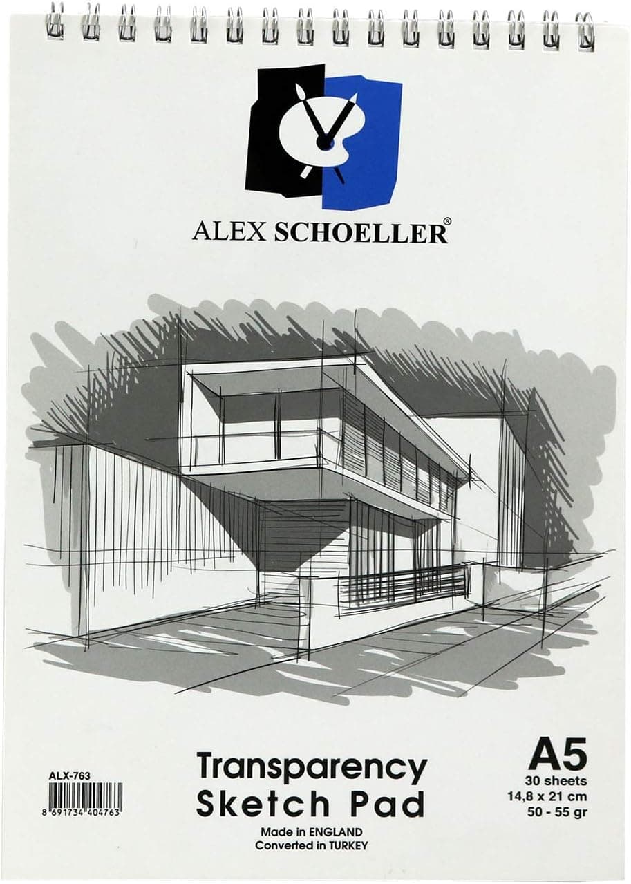 دفتر طراحی فنری Alex Schoeller کاغذ 50/55gr سایز A3، 30 برگی کد A.ESK.BLK.050.03 مدل ALX-863 دفتر طراحی فنری Alex Schoeller کاغذ 50/55gr سایز A3، 30 برگی کد A.ESK.BLK.050.03 مدل ALX-863