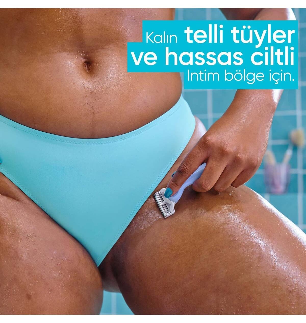 تیغ یدک اصلاح زنانه Gillette Venus مخصوص ناحیه تناسلی بسته 3 عددی تیغ یدک اصلاح زنانه Gillette Venus مخصوص ناحیه تناسلی بسته 3 عددی