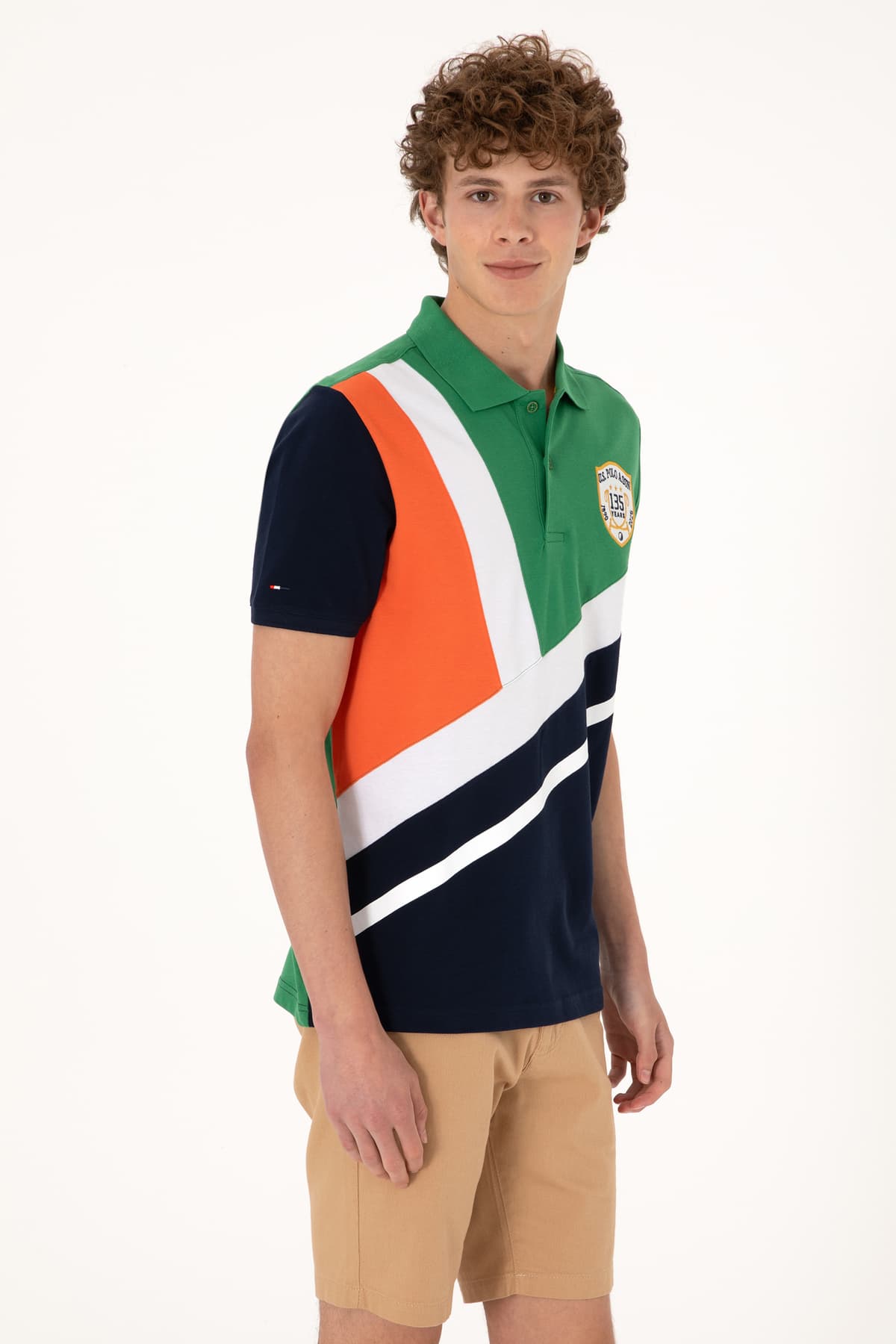 تیشرت مردانه U.S. Polo Assn. فیت معمولی یقه پولو سبز مدل 50300164-VR054 تیشرت مردانه U.S. Polo Assn. فیت معمولی یقه پولو سبز مدل 50300164-VR054