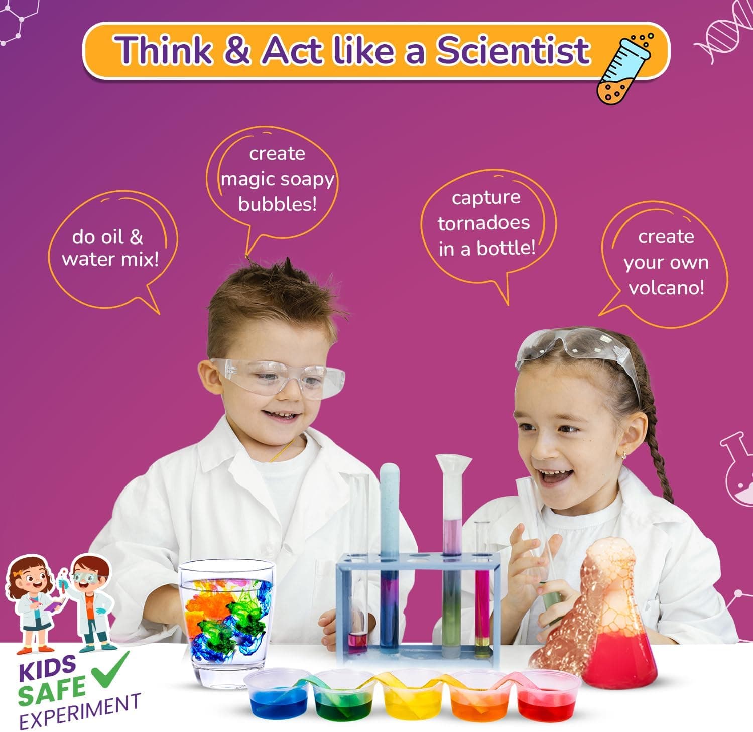 کیت آزمایشهای علمی کودکان Smartivity مدل Mega Science Kit کیت آزمایشهای علمی کودکان Smartivity مدل Mega Science Kit