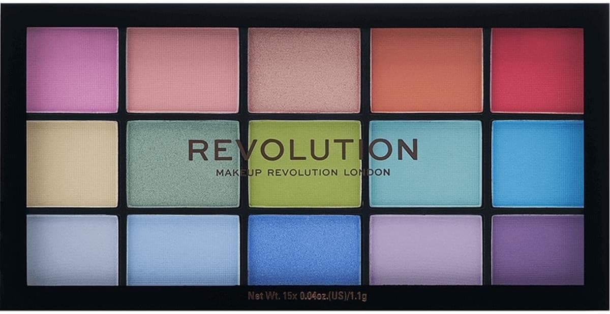 پالت سایه چشم Revolution Sugar Pie، ۱۵ رنگ پالت سایه چشم Revolution Sugar Pie، ۱۵ رنگ