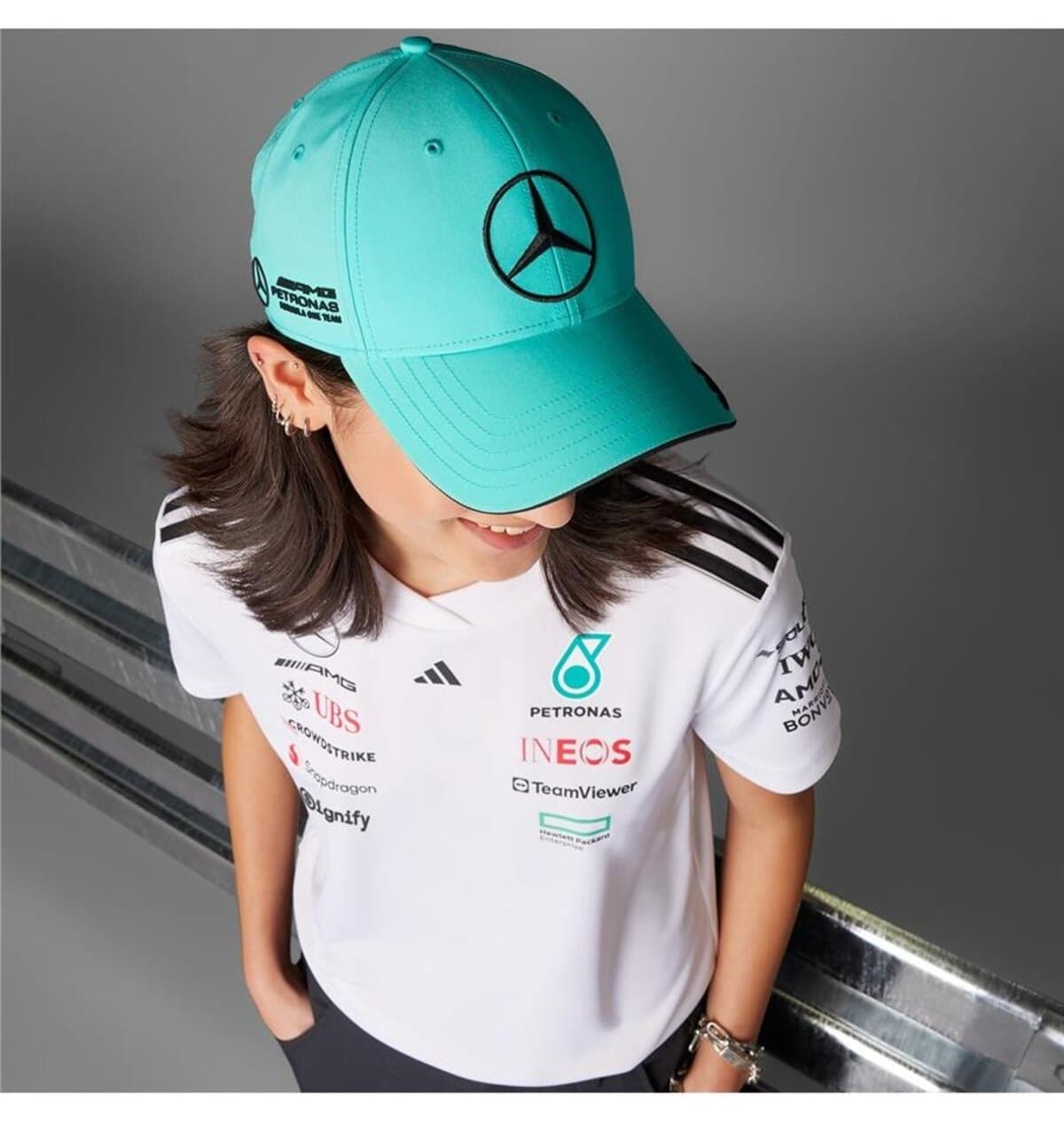 کلاه زنانه adidas Mercedes AMG Petronas Formula One Team آبی مدل JW6268 کلاه زنانه adidas Mercedes AMG Petronas Formula One Team آبی مدل JW6268