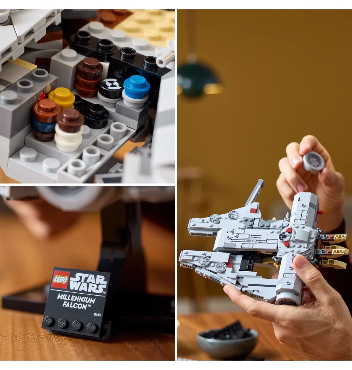 لگو Star Wars Millennium Falcon با 921 قطعه مدل 75375 لگو Star Wars Millennium Falcon با 921 قطعه مدل 75375