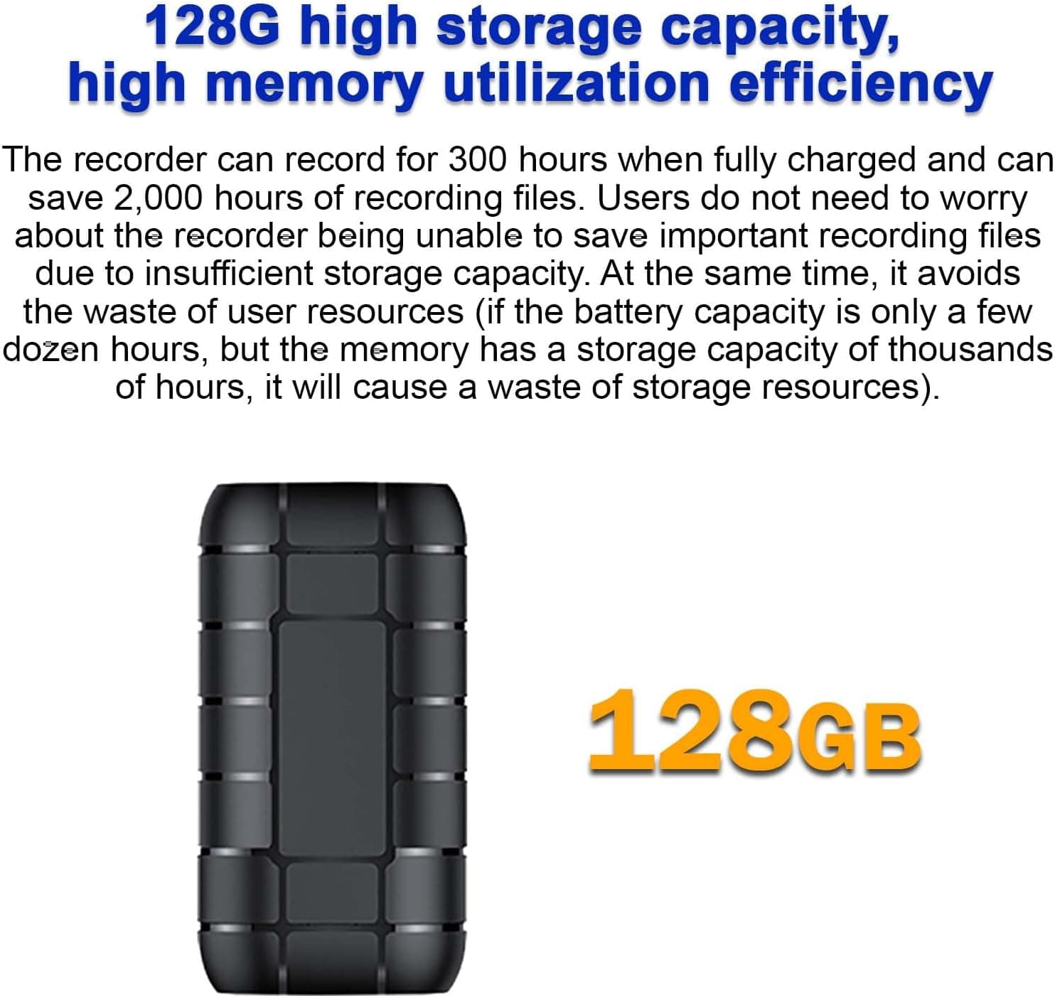 ضبطکننده صدای دیجیتال STTWUNAKE کوچک، مغناطیسی با فعالسازی صوتی، 128G، باتری 12 روزه، ظرفیت ضبط 2000 ساعت ضبطکننده صدای دیجیتال STTWUNAKE کوچک، مغناطیسی با فعالسازی صوتی، 128G، باتری 12 روزه، ظرفیت ضبط 2000 ساعت