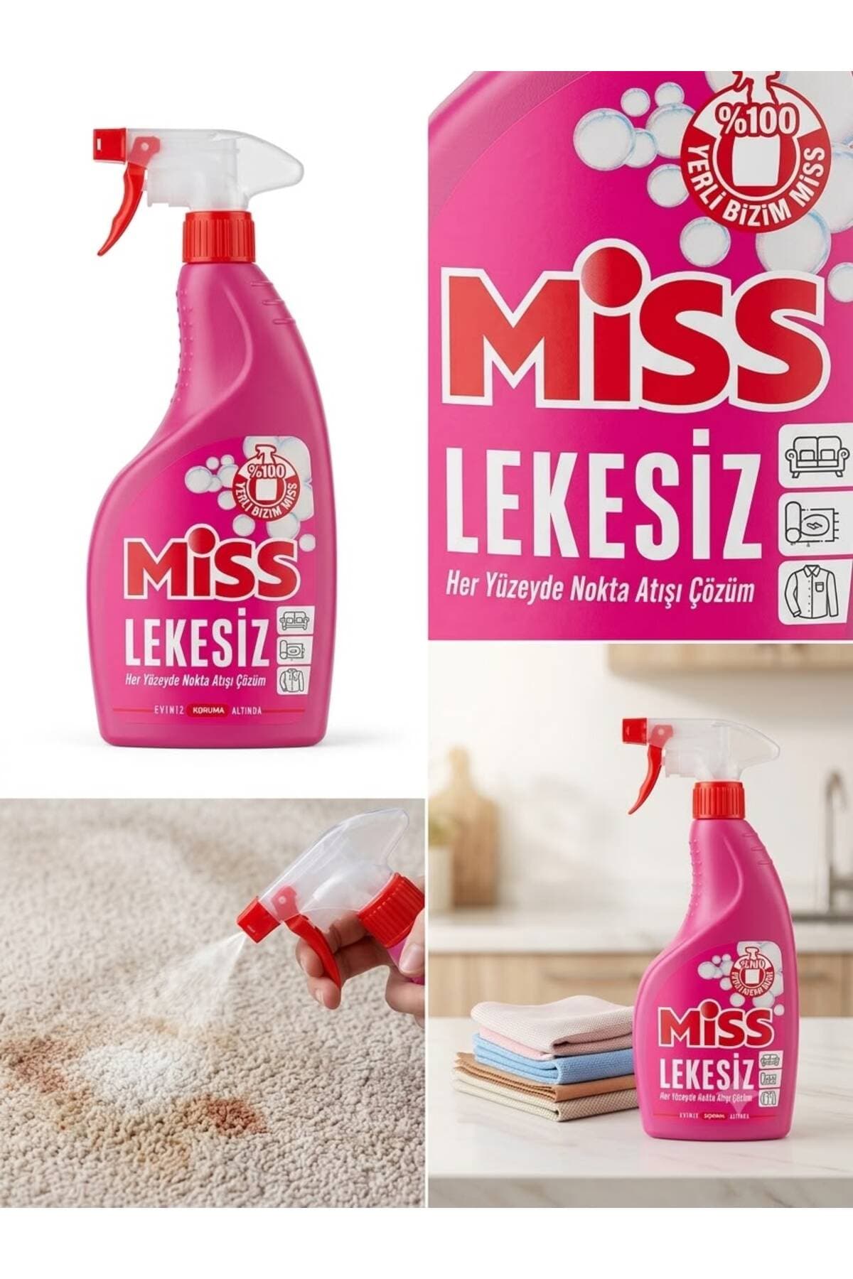 اسپری لکهبر فرش، مبل و پارچه Miss Moss اسپری لکهبر فرش، مبل و پارچه Miss Moss