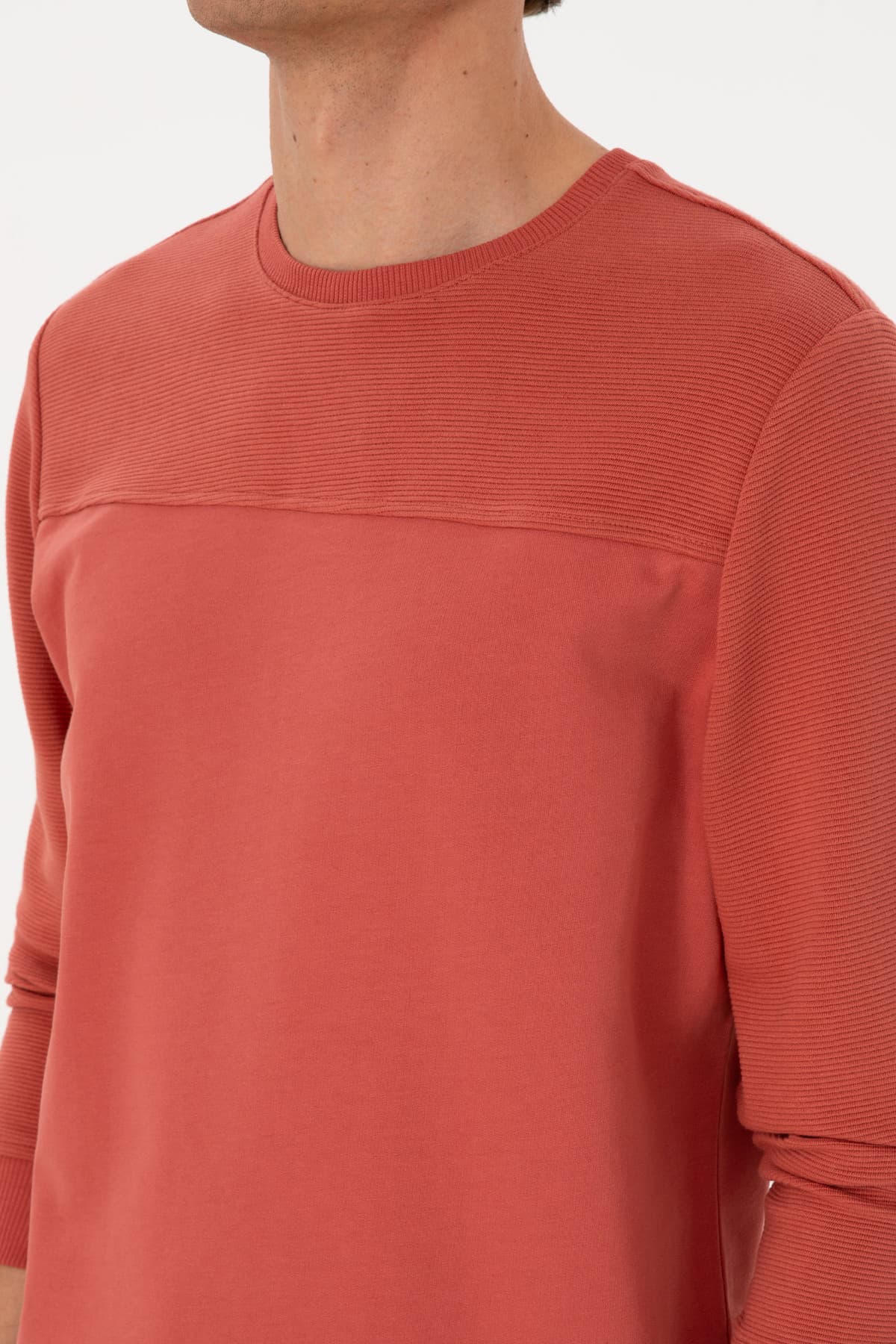 سوئیشرت مردانه U.S. Polo Assn. فیت معمولی صورتی خاکی نازک مدل 50315455-VR026 سوئیشرت مردانه U.S. Polo Assn. فیت معمولی صورتی خاکی نازک مدل 50315455-VR026