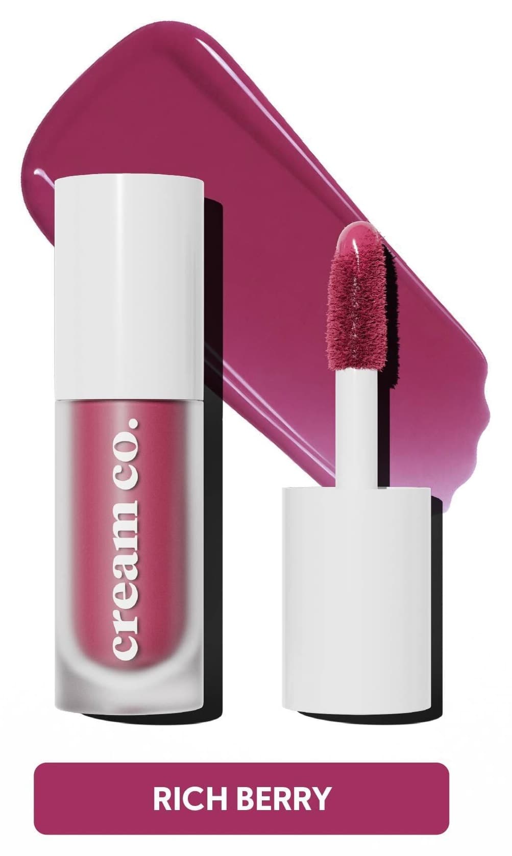 تینت آرایشی مرطوبکننده Cream Co. برای گونه، لب و چشم با اسید هیالورونیک و پپتید در رنگ صورتی زرشکی مدل Glow Tint Rich Berry تینت آرایشی مرطوبکننده Cream Co. برای گونه، لب و چشم با اسید هیالورونیک و پپتید در رنگ صورتی زرشکی مدل Glow Tint Rich Berry