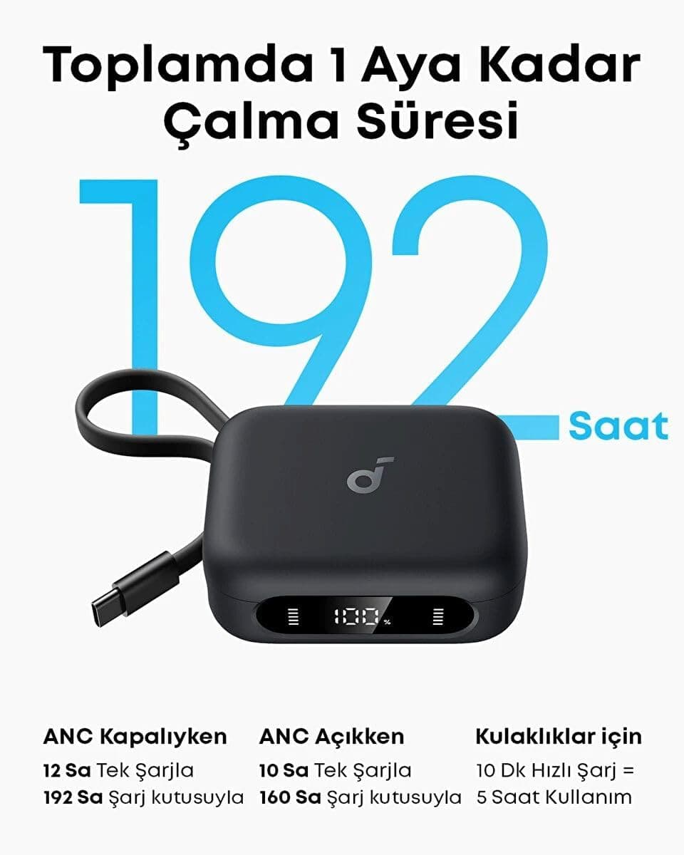 هدفون بیسیم Anker مدل Soundcore P41i مشکی A3937 هدفون بیسیم Anker مدل Soundcore P41i مشکی A3937