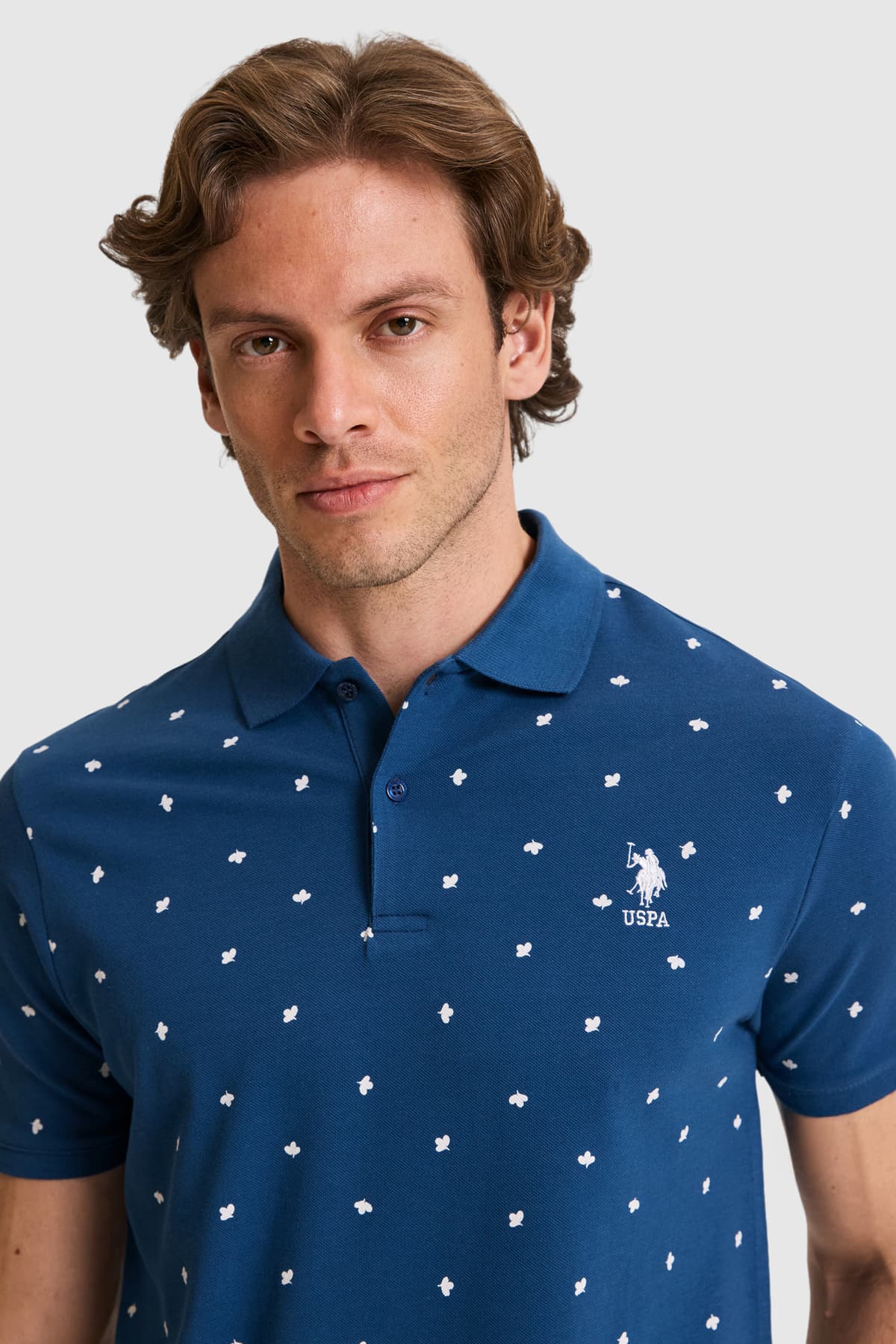 تیشرت مردانه U.S. Polo Assn. فیت معمولی یقه پولو سرمهای روشن مدل 50327004-VR059 تیشرت مردانه U.S. Polo Assn. فیت معمولی یقه پولو سرمهای روشن مدل 50327004-VR059