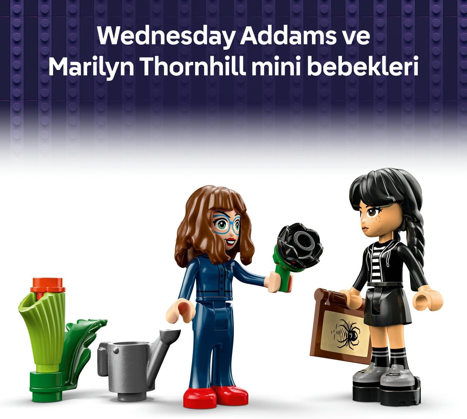 لگو Wednesday گل ستارهای مشکی مدل 76784 لگو Wednesday گل ستارهای مشکی مدل 76784