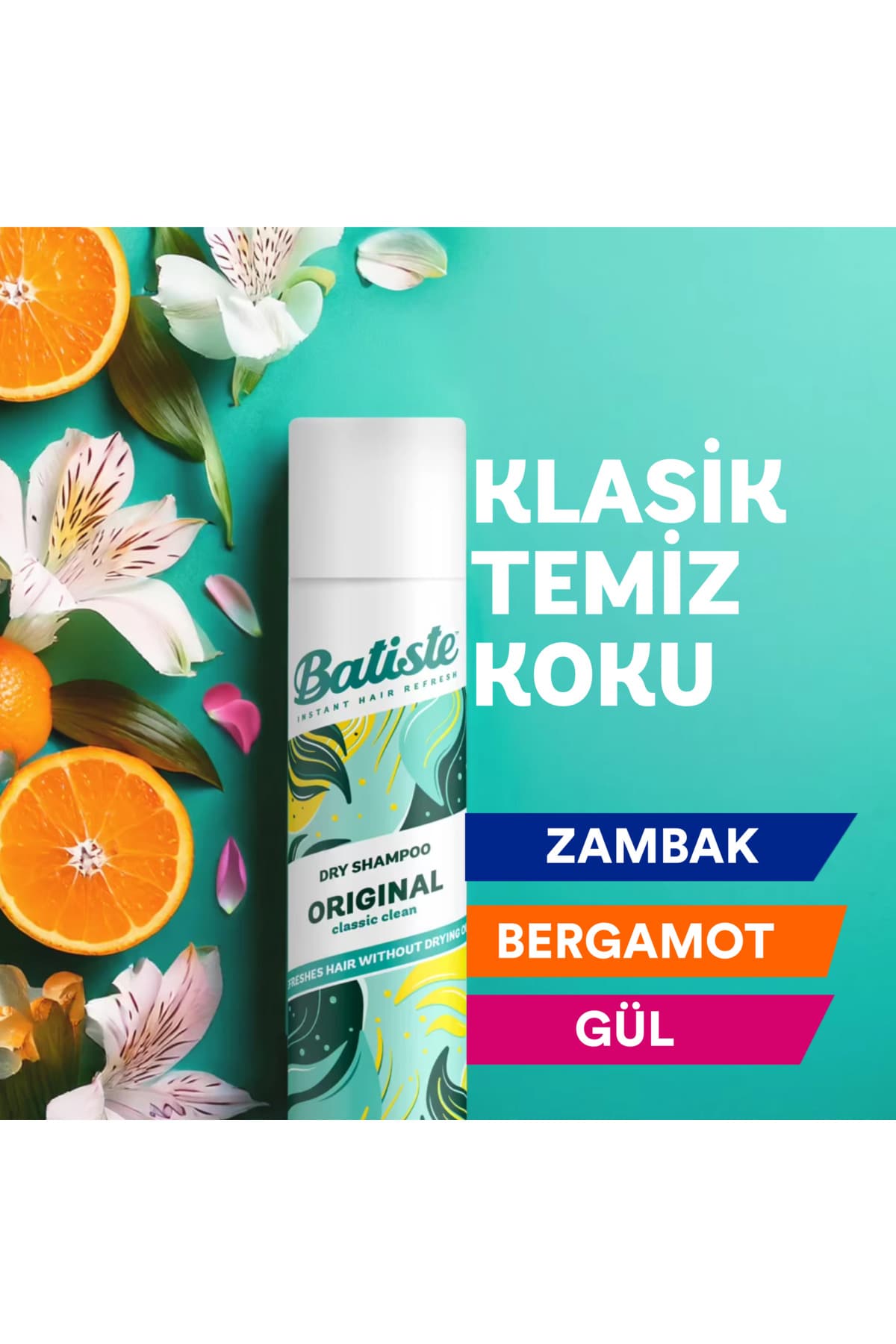 شامپو خشک Batiste مدل Original 200 ML شامپو خشک Batiste مدل Original 200 ML