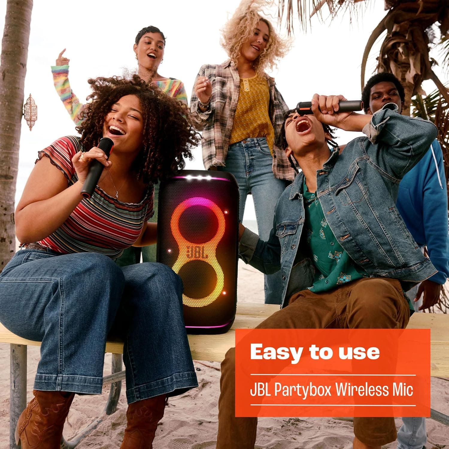 میکروفون بیسیم دیجیتال JBL PartyBox میکروفون بیسیم دیجیتال JBL PartyBox