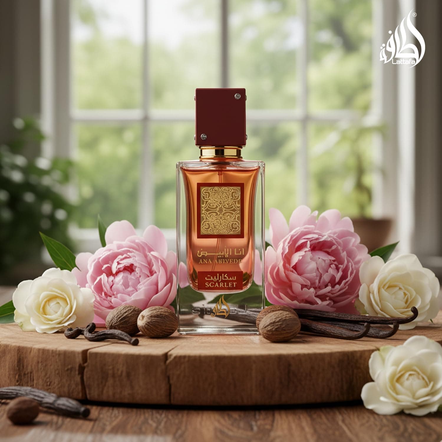 عطر ادکلن Lattafa مدل Ana Abiyedh Scarlet یونیسکس EDP 60ml عطر ادکلن Lattafa مدل Ana Abiyedh Scarlet یونیسکس EDP 60ml
