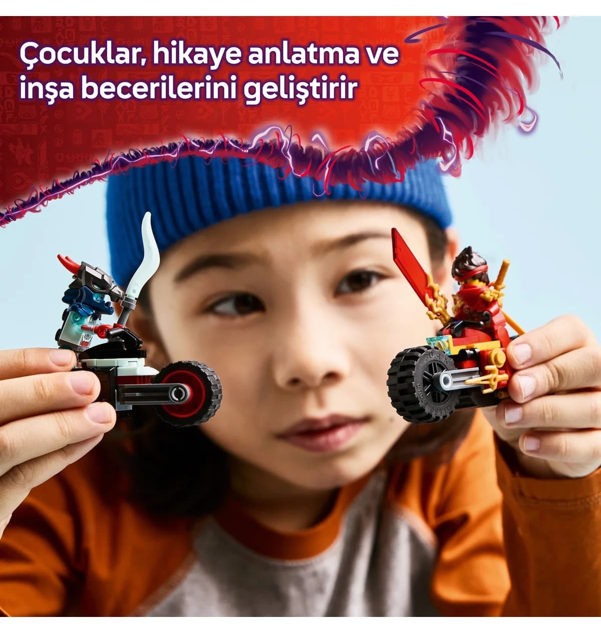 لگو NINJAGO مسابقه سرعت موتورسیکلت Kai مدل 71838 79 قطعه لگو NINJAGO مسابقه سرعت موتورسیکلت Kai مدل 71838 79 قطعه