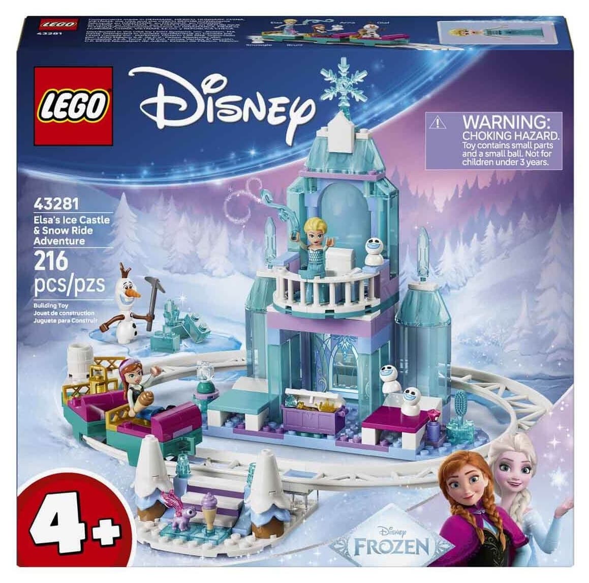 لگو Disney قلعه یخی السا و ماجراهای سورتمه برفی مدل 43281 لگو Disney قلعه یخی السا و ماجراهای سورتمه برفی مدل 43281
