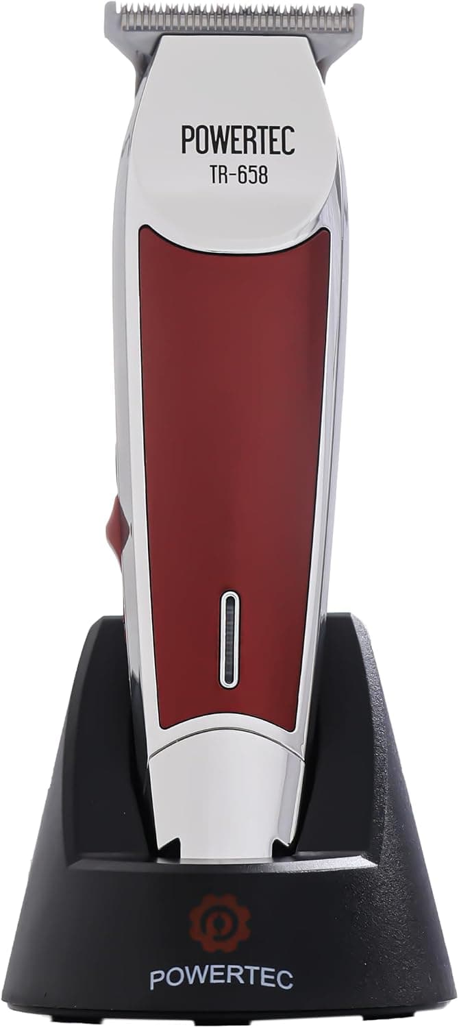 ماشین اصلاح مردانه POWERTEC موی سر، ریش، گردن و بدن مدل TR-658 ماشین اصلاح مردانه POWERTEC موی سر، ریش، گردن و بدن مدل TR-658