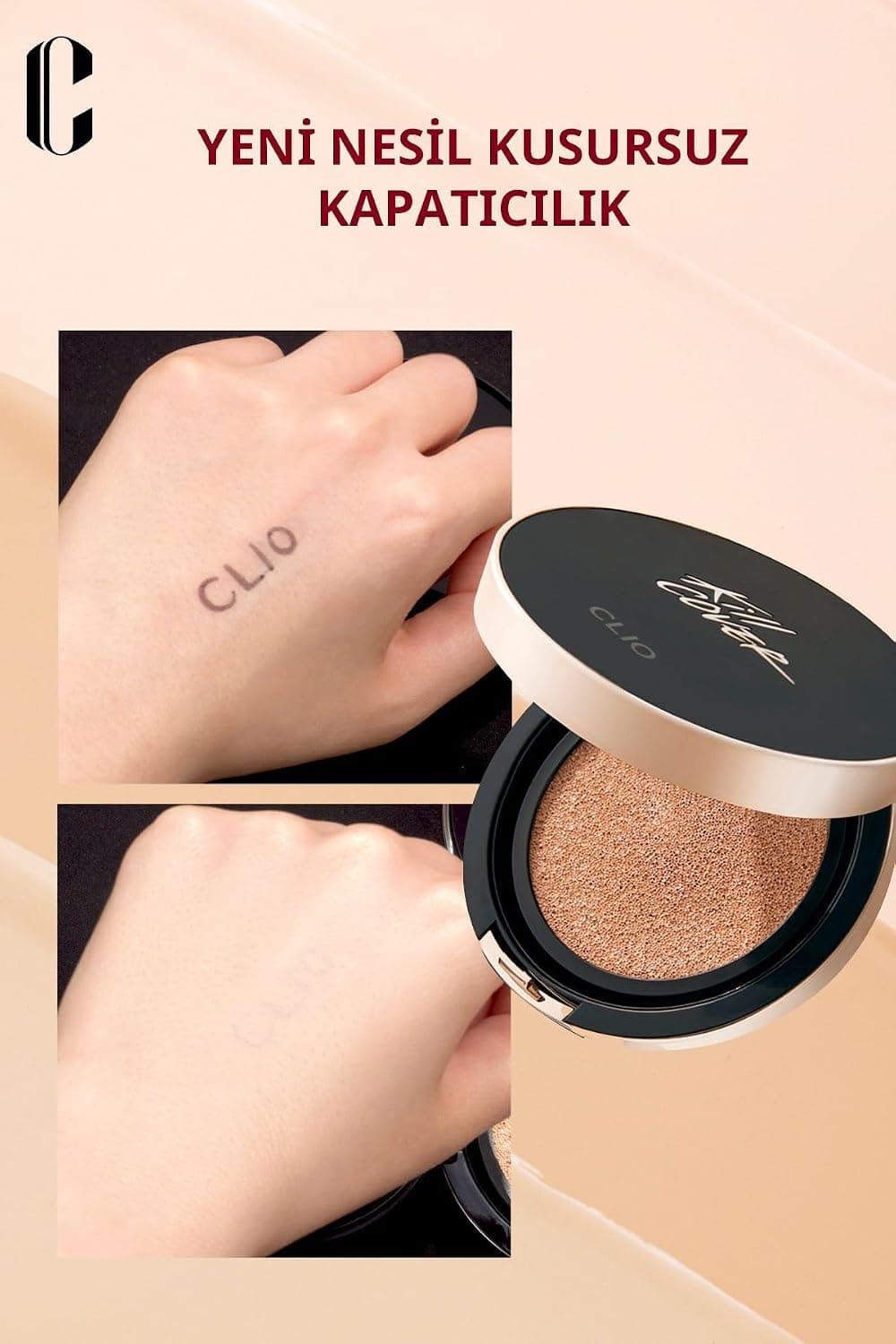 کوشن مات CLIO با پوشانندگی مدل Kill Cover Fixer Cushion+Refill SPF50+/PA+++ رنگ 04/Ginger کوشن مات CLIO با پوشانندگی مدل Kill Cover Fixer Cushion+Refill SPF50+/PA+++ رنگ 04/Ginger