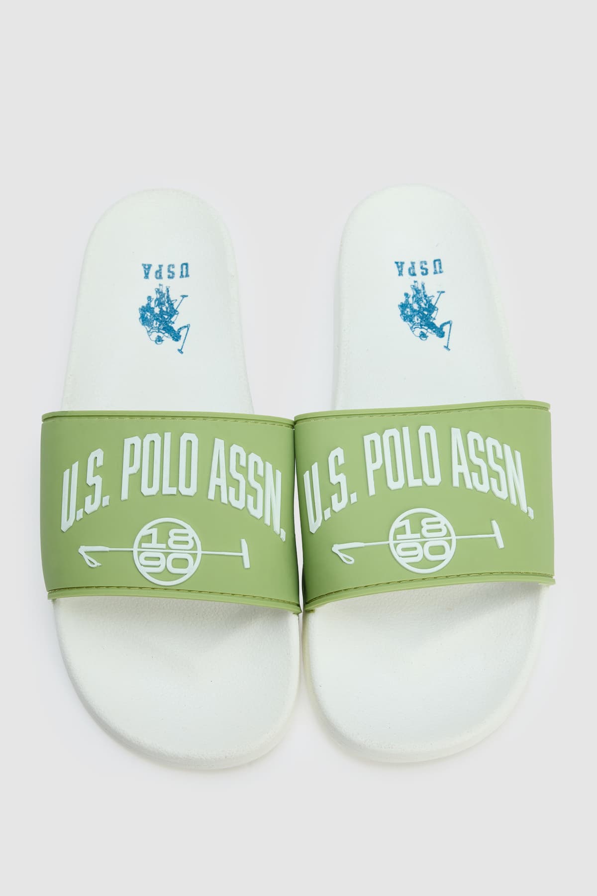 دمپایی مردانه U.S. Polo Assn. سبز مدل 50323179-VR016 دمپایی مردانه U.S. Polo Assn. سبز مدل 50323179-VR016